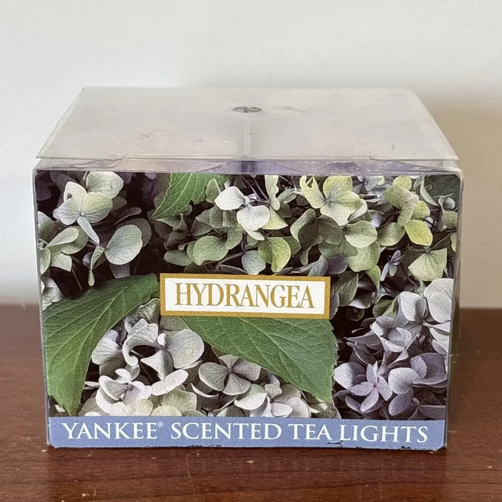 Yankee Candle HYDRANGEA 12 Scented Tea Light Candles New Retired Scent